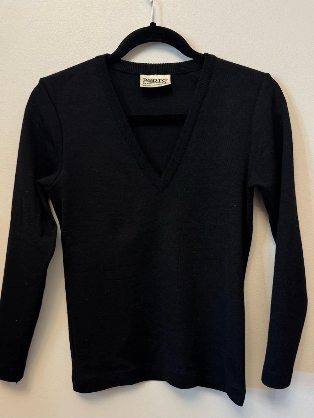 Ports V neck sweater